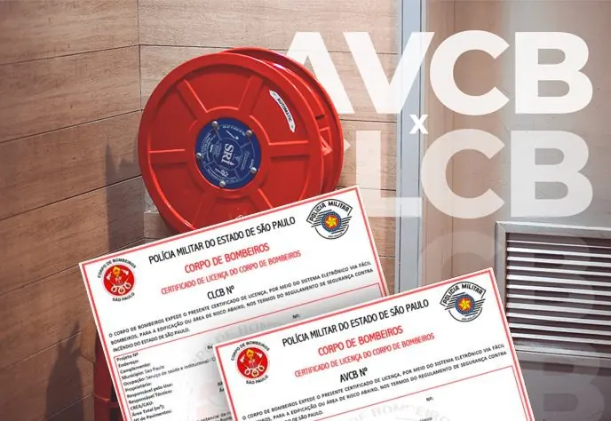 Certificados AVCB e CLCB do Corpo de Bombeiros